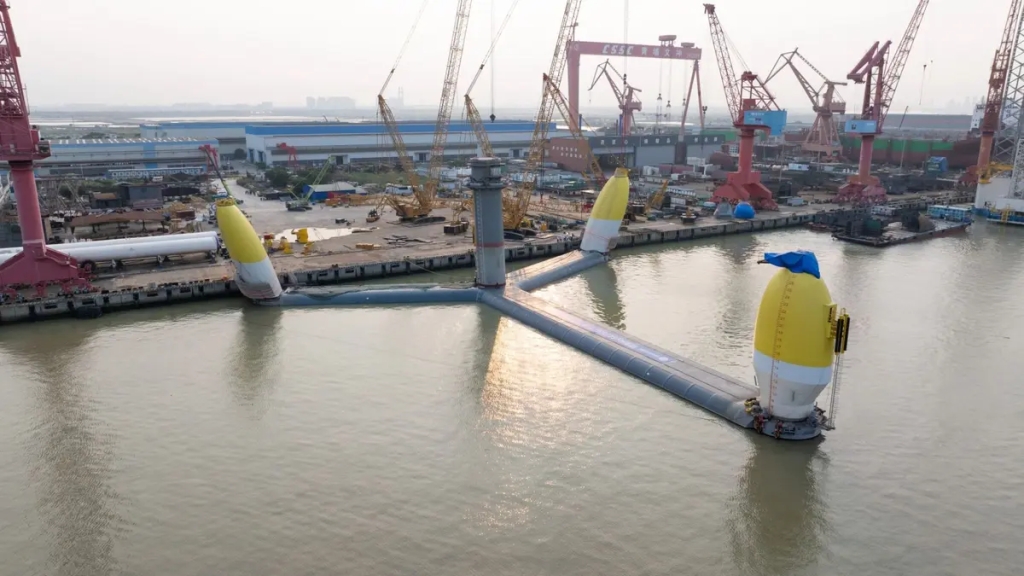 Da MingYang, la più grande piattaforma eolica galleggiante a doppio rotore